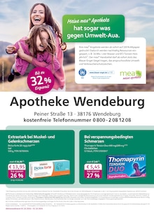 Aktueller mea - meine apotheke Wendeburg Prospekt "Unsere Oktober-Angebote" mit 4 Seiten