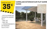 Tout Faire Plélan-le-Grand - Promo Carrelage extérieur sur plot gamme variée Promo Carrelage extérieur sur plot gamme variée à 35,00 € dans le catalogue Tout Faire à Plélan-le-Grand