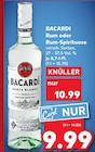 Rum oder Rum-Spirituose Angebote von BACARDI bei Kaufland Frankenthal für 9,99 €