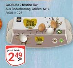 10 frische Eier im Angebot bei GLOBUS in Neustadt 10 frische Eier Angebote von Globus bei GLOBUS Neustadt für 2,49 €