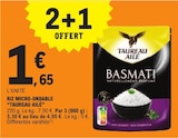 Riz Micro-Ondable Basmati Naturellement Parfumé - Taureau Ailé - E.Leclerc à Laon Riz Micro-Ondable Basmati Naturellement Parfumé - Taureau Ailé en promo chez E.Leclerc Laon à 1,65 €