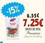 Baies de Goji - Pronatura à 7,25 € dans le catalogue Naturalia