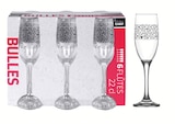 6 flûtes Bulles 22cl en promo chez Maxi Bazar Saint-Cloud à 7,49 €