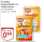 Original Backin im Angebot bei GLOBUS in St. Ingbert Original Backin Angebote von Dr. Oetker bei GLOBUS St. Ingbert für 0,99 €