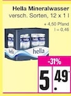 Mineralwasser im Angebot bei EDEKA in Hamburg Mineralwasser Angebote von Hella bei EDEKA Hamburg für 5,49 €