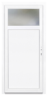 Porte service pvc 1/4 vitree droite en promo chez Brico Dépôt Porte service pvc 1/4 vitree droite dans le catalogue Brico Dépôt
