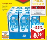 Fettarme H-Milch Angebote bei Netto Marken-Discount Coburg für 8,88 €