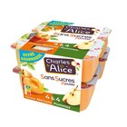 Desserts fruitiers - CHARLES & ALICE en promo chez Carrefour Desserts fruitiers - CHARLES & ALICE dans le catalogue Carrefour