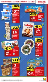 Nutella Angebote im Prospekt "Lidl forcément moins cher" von Lidl auf Seite 39