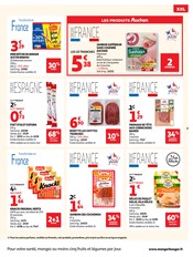 Promos Saucisse dans le catalogue "La Fête De MAMAN" de Auchan Hypermarché Saucisse en promo dans le catalogue Auchan Hypermarché à la page 9