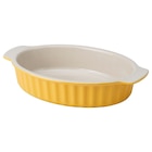 Aktuelles Ofenform oval/hellgelb 32x21 cm Angebot bei IKEA in Regensburg ab 12,99 €