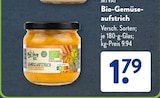 Bio-Gemüseaufstrich im aktuellen ALDI SÜD Prospekt