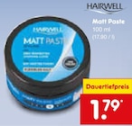 Matt Paste von Hairwell für 1,79 € bei Netto Marken-Discount im Angebot Matt Paste von Hairwell im aktuellen Netto Marken-Discount Prospekt