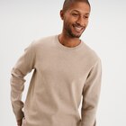 Pull col rond manches longues sable homme à 29,99 € dans le catalogue La Halle