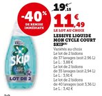 U Express Évron - Promo Lessive liquide Mon Cycle Court Promo Lessive liquide Mon Cycle Court à 11,49 € dans le catalogue U Express à Évron