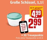 Große Schüssel 1,1l Angebote von Pyrex bei REWE Viersen für 2,99 €