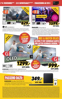Fernseher im MEDIMAX Prospekt "TEAM ALLESKÖNNER: LÄUFT. EINFACH" mit 8 Seiten (Halle (Saale))