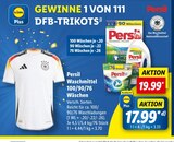 Waschmittel 100/90/76 Wäschen Angebote von Persil bei Lidl Heidenheim für 19,99 €