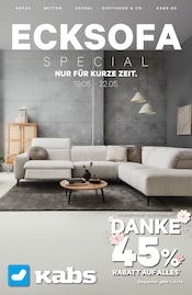 Aktueller Kabs Möbel & Einrichtung Prospekt in Braak und Umgebung, "ECKSOFA SPECIAL" mit 12 Seiten, 19.05.2025 - 22.05.2025