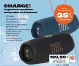 Charge 5 Tragbarer wasserdichter Lautsprecher mit Powerbank Angebote von JBL bei E center Aalen für 129,99 €