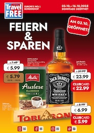 Travel FREE Prospekt für Treffelstein: "FEIERN & SPAREN", 12 Seiten, 03.10.2025 - 16.10.2025