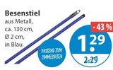 Besenstiel Angebote bei V-Markt Regensburg für 1,29 €