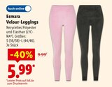 Velour-Leggings Angebote von Esmara bei Lidl Peine für 5,99 €