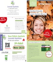Aktueller LINDA Premiumapotheke Apotheken Prospekt in Alzenau und Umgebung, "Aktuelle Angebote" mit 3 Seiten, 01.10.2025 - 31.10.2025