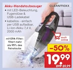 Aktuelles Akku-Handstaubsauger Angebot bei Netto Marken-Discount in Mannheim ab 19,99 €