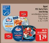 MSC Zarte Filets von Hering Angebote von Appel bei Marktkauf Erlangen für 1,29 €