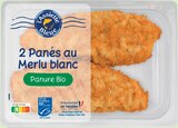 2 Panés au Merlu blanc Panure Bio - L'ASSIETTE BLEUE en promo chez Intermarché Super Bourges à 3,99 €