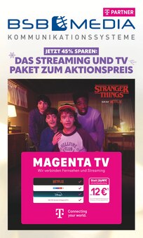 Fernseher im aktuellen BSB mobilfunk Prospekt (Rostock) Fernseher im BSB mobilfunk Prospekt "DAS STREAMING UND TV PAKET ZUM AKTIONSPREIS" mit 12 Seiten (Rostock)