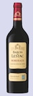 AOP Bordeaux Rouge - BARON DE LESTAC en promo chez Intermarché AOP Bordeaux Rouge - BARON DE LESTAC dans le catalogue Intermarché