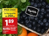 Myrtilles en promo chez Lidl Nice à 1,89 €