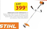 Débroussailleuse Thermique FS 111 - STIHL - Rural Master à Toulouse Débroussailleuse Thermique FS 111 - STIHL en promo chez Rural Master Toulouse à 399,00 €