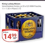 Weizen Angebote von König Ludwig bei GLOBUS Trier für 14,99 €