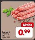 Markant Nordwest Lotte - Bratwurst Angebot im Prospekt Bratwurst bei Markant Nordwest im Lotte Prospekt für 0,99 €