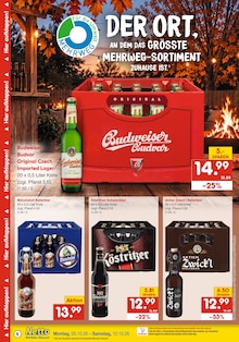 Budweiser im aktuellen Netto Marken-Discount Prospekt (Düsseldorf) Budweiser im Netto Marken-Discount Prospekt "DER ORT, AN DEM DU IMMER AUSGEZEICHNETE PREISE FINDEST." mit 6 Seiten (Düsseldorf)