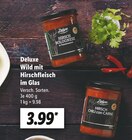 Wild mit Hirschfleisch im Glas im Angebot bei Lidl in Bad Kreuznach Wild mit Hirschfleisch im Glas Angebote von Deluxe bei Lidl Bad Kreuznach für 3,99 €