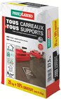 Colle carrelage, les 25 kg - PAREXLANKO en promo chez Castorama Colle carrelage, les 25 kg - PAREXLANKO dans le catalogue Castorama