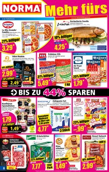 Pizza im Norma Prospekt "Mehr fürs Geld" mit 19 Seiten (Aachen)