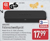 Folienschweißgerät von Ambiano im aktuellen ALDI Nord Prospekt