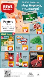 REWE Prospekt "Dein Markt" für Wesel, 30 Seiten, 29.09.2025 - 04.10.2025