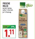 Frische Milch im Angebot bei Marktkauf in Münster Frische Milch Angebote von EDEKA Bio bei Marktkauf Münster für 1,11 €