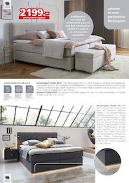 Boxspringbett im Segmüller Prospekt "Musterring" auf Seite 18