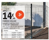 Panneau grillage - E.Leclerc à Lyon Panneau grillage en promo chez E.Leclerc Lyon à 14,90 €