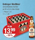 Weißbier von Erdinger im aktuellen V-Markt Prospekt für 13,99 €