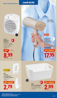 Promotion Electroménager Linge dans le prospectus Lidl, valable du 29/01/2026 au 04/02/2026 Promo Electroménager Linge dans le catalogue Lidl du moment à la page 65