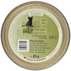 Pute & Lachs oder Huhn & Känguru Angebote von Catz Finefood bei REWE Bonn für 1,59 €