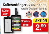 Kofferanhänger im Angebot bei Zimmermann in Hildesheim Kofferanhänger Angebote bei Zimmermann Hildesheim für 2,99 €